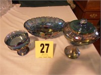 Carnival Glass Pieces