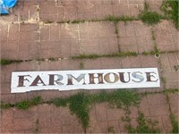 SHIPLAP FARMHOUSE SIGN 54” LONG