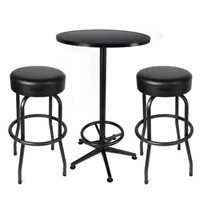 Hyper Tough 3-Piece Shop Table & Stool Set