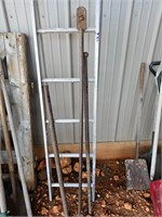 Rock Pick & Aluminum Ladder