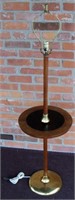 Mid Century Danish Modern Teak Wood Floor Lamp