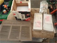 (2) Boxes w/ Air Vents, 8" Tiles, Filters, Others!