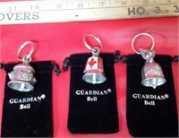 Guardian Bell Keychain Lot of 3