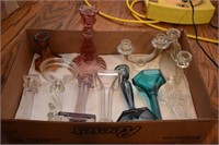 ASSORTED CANDLEHOLDERS