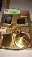 Collection of lighter, ladies items, earrings,