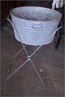 Galvanized Tub With Stand