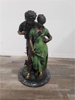 Signed Lucas madrassi bronze statue