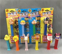 Pez dispensers some with candy