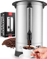 Zulay Commercial Coffee Urn - 100 Cup Fast Brew St