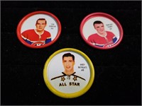 (3) 1962 HOCKEY COINS SALADA SHIRRIFF NHL