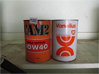 oil cans .