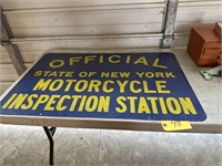 2 sided metal sign