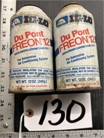 2 cans ig-lo dupont freon 12