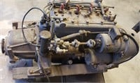 Vintage Gray 112 Cubic Inch Marine Motor and Drive