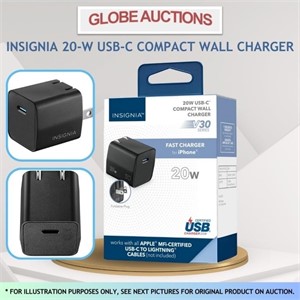 INSIGNIA 20-W USB-C COMPACT WALL CHARGER