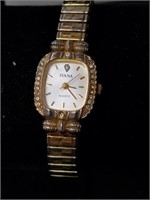 Vintage Ivana Crystal embellished wrist watch