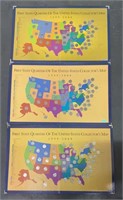 (3) State Quarters Complete Map Books