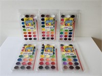 6 Crayola Washable Watercolors Sets 24 colors