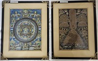 160D Set of Tibetan Paintings Framed