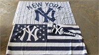 2 NY Yankees Flags & Banner