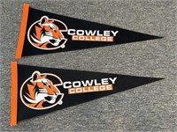 (2) Cowley College Pennants