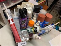 Assorted Spray Paint & Other Partials
