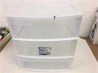 Sterilite 3 Drawer Storage Cabinet