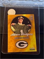 2005 Rookie Gold Aaron Rodgers Football CARD NFL