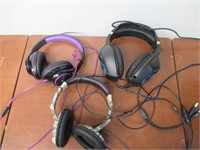 3 Sets of Gaming Headphones