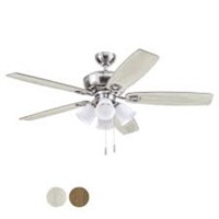 Harbor Breeze Notus 52-in Brushed Nickel Indoor