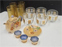 Vintage Glasses, Japan Tea Set, Glasses