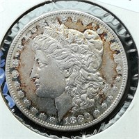 1880 Morgan Silver Dollar $1 AU CoinSnap