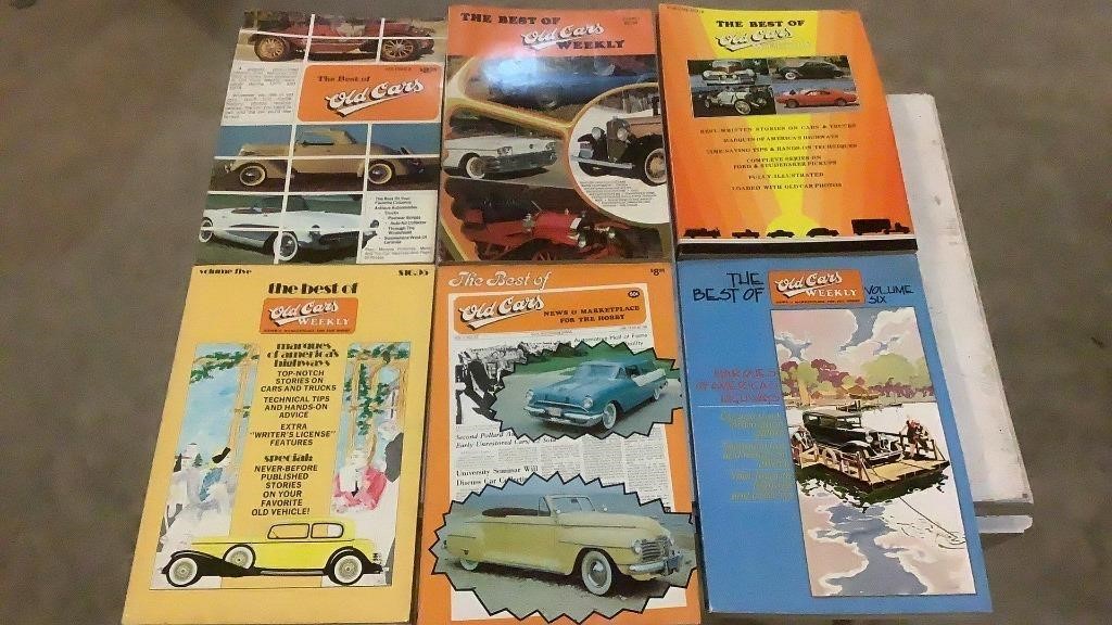 (6) Best Of Old Cars Weekly Books
