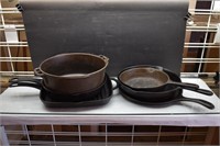 Assortment of Cast Iron Cookware