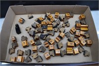 Lot of Wooden Letter and Number Stamps