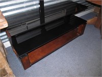 Two Tier Tinted Glass TV Stand / Media Center