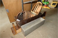 Wooden Crate, Shelf, Basket, Etc