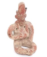 Pre-Columbian Colima Seated Figure, 100 BC - 250 A