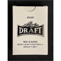 2021 Leaf Draft Football 50 Card Set