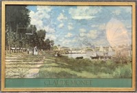 Framed Claude Monet Louvre Poster