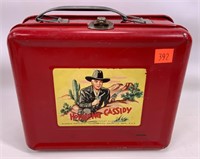 Tin lunch box, Hopalong Cassidy, ca 1950, Aladdin