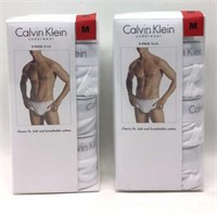 (6) Med Men’s Calvin Klein Briefs