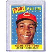 Crease Free 1958 Topps Frank Robinson Allstar