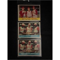 (3) Vintage Cincinnati Reds Cards With Hof
