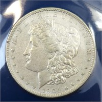 1901-O Silver Morgan Dollar Display