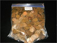 Bag 500 Wheat Cents Mixed Dates