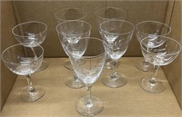 Vintage Assorted Glassware with Etchings