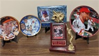 Baseball Plaques And Plates Mint Condition