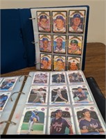 Baseball Cards, 2 Binders 80s Donruss And Fleer.