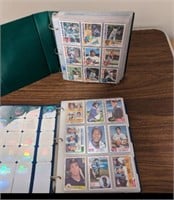 Baseball Cards, 2 Binders Early To Mid 80s.